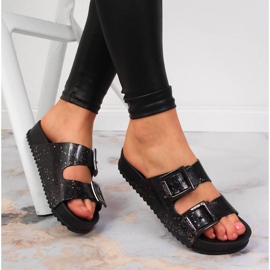 Papuci de cauciuc dama Zaxy negri HH285158 negru 1