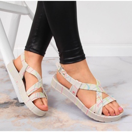 Sandale de damă din cauciuc, parfumate Zaxy HH285264 bej 1