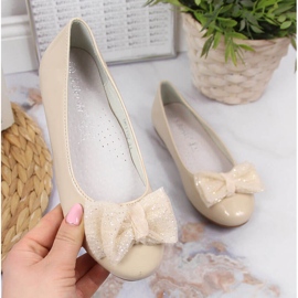 S.Barski Balerini lacuit bej pentru fete S. Barski 1