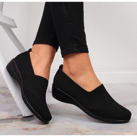 Pantofi de dama comozi, negri Sabatina negru 1