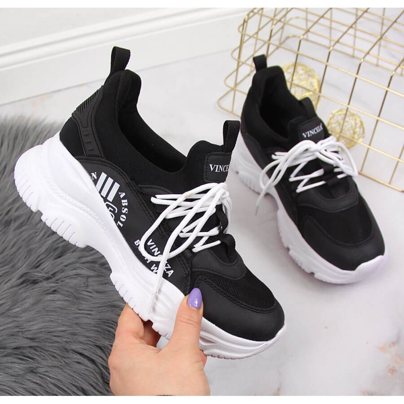Pantofi sport dama Vinceza negri negru 1