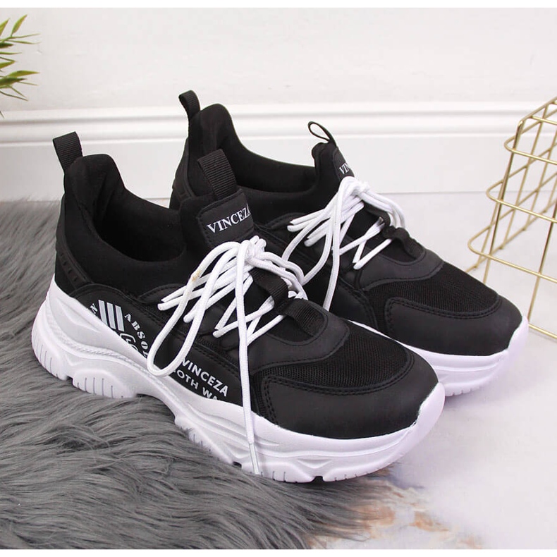 Pantofi sport dama Vinceza negri negru 2