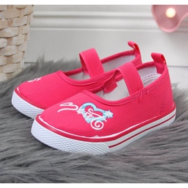 Balerini pentru fete cu elastic roz Atletico 2