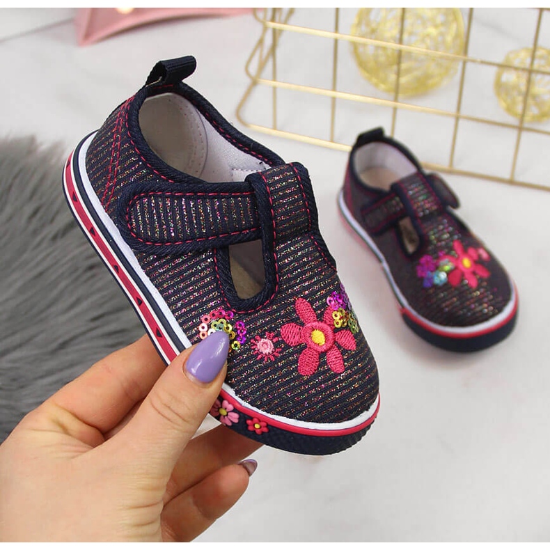 Tenisi Atletico bleumarin pentru fete albastru 1