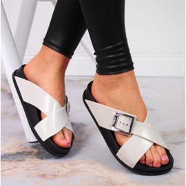 Papuci dama meliski crem Zaxy JJ285057 bej multicolor 1 Papuci dama meliski crem Zaxy JJ285057 bej multicolor 1