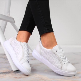 Adidași pentru femei adidași albi Bugatti JJ253151 1