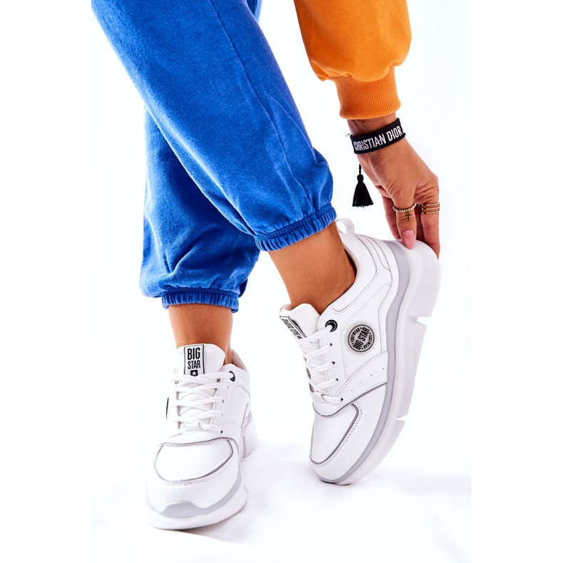 Big Star Încălțăminte sport pe platforma mare Star II274314 Alb 5