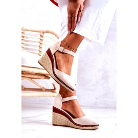 Seastar Espadrile de damă bej pe pane Tamarill 3