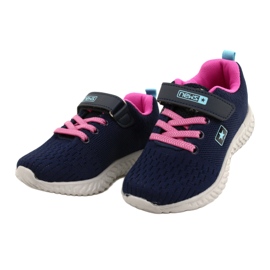 NEWS NOUTĂȚI Pantofi sport cu velcro 22DZ23-4843-M Bleumarin roz 3