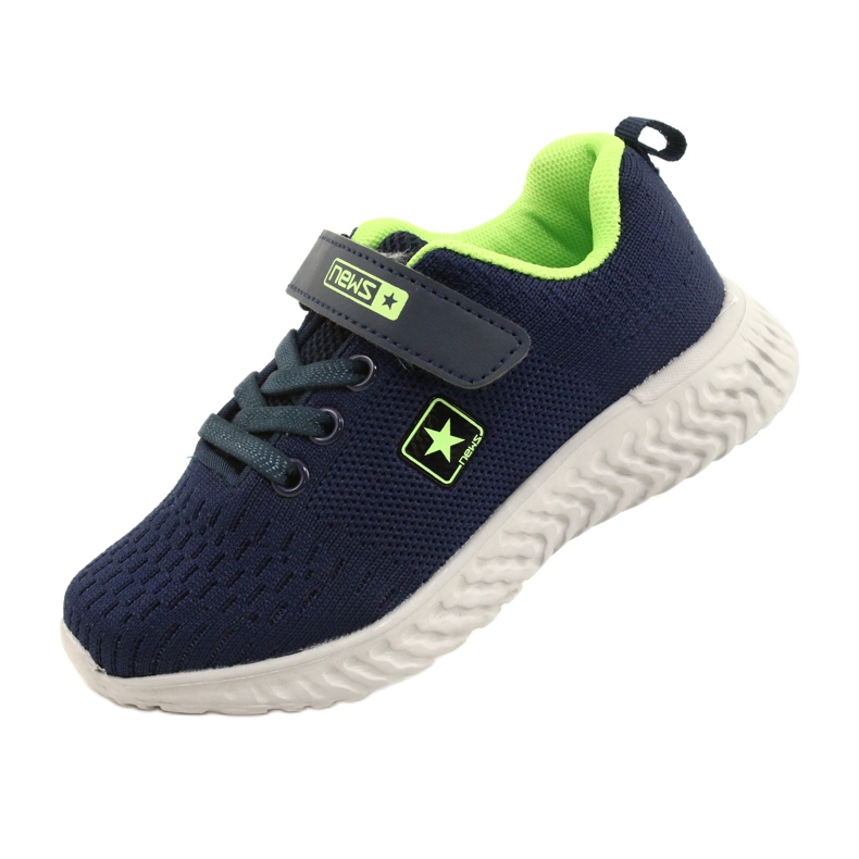 NEWS NOUTĂȚI Pantofi sport cu velcro 22DZ23-4843-M Bleumarin albastru 5