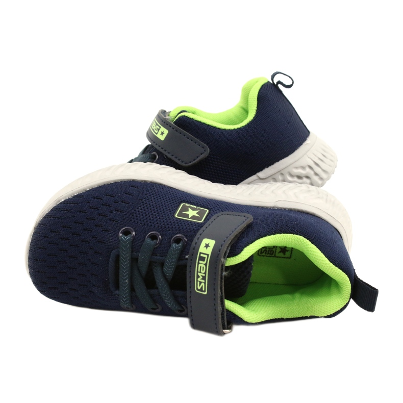 NEWS NOUTĂȚI Pantofi sport cu velcro 22DZ23-4843-M Bleumarin albastru 6