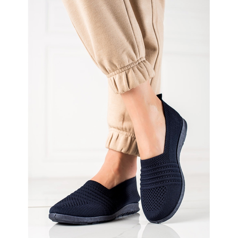 W. Potocki Pantofii clasici Potocki albastru marin 1