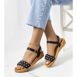 Sandale negre de dama Farra negru 1