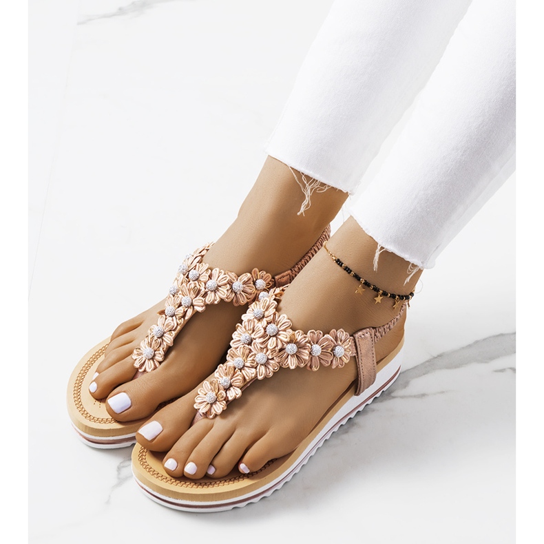 Sandale de dama Tove roz 1