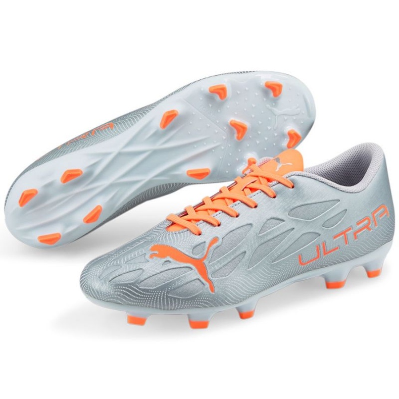 Ghete de fotbal Puma Ultra 4.4 FG / AG M 106700 01 gri argint 1 Ghete de fotbal Puma Ultra 4.4 FG / AG M 106700 01 gri argint 1
