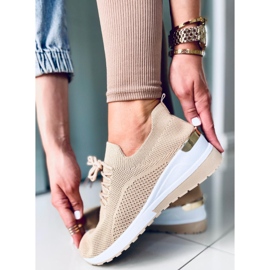 Șosete Faggio Khaki șosete bej 2