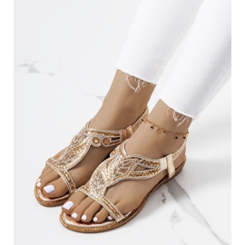 Mikayla sandale aurii de aur 1 Mikayla sandale aurii de aur 1