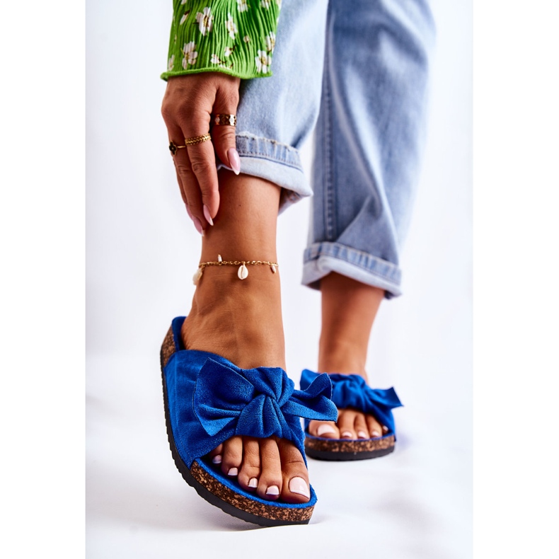 PS1 Papuci Wendy Cork Albastru închis 1