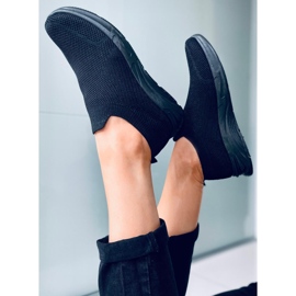 Pantofi sport cu șosete Bloom Black negru 1