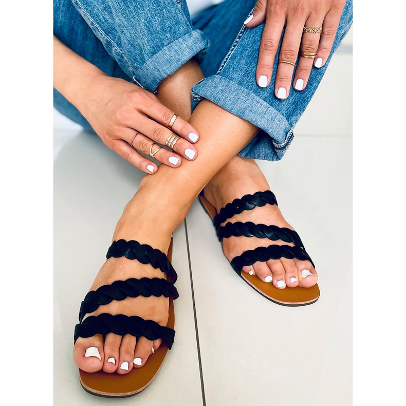 Papuci de dama Clover Black negru 1