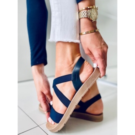 Sandale de dama Zinnia Blue albastru marin 1 Sandale de dama Zinnia Blue albastru marin 1