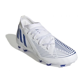 Ghete de fotbal Adidas Predator Edge.3 Fg Jr GX5211 alb alb 4