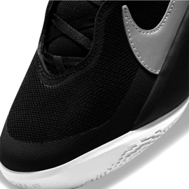 Pantof de baschet Nike Team Hustle D 10 Big Basketball Jr Jr CW6735 004 negru argint 3