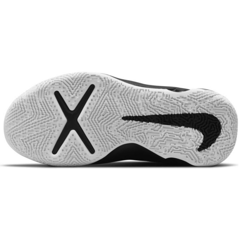 Pantof de baschet Nike Team Hustle D 10 Big Basketball Jr Jr CW6735 004 negru argint 6