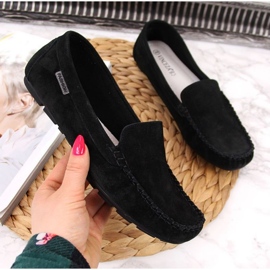 Mocasini De Piele Neagra In Vinceza negru 1