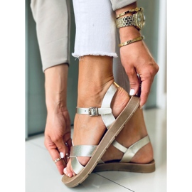 Sandale de dama Nevada Gold de aur 2