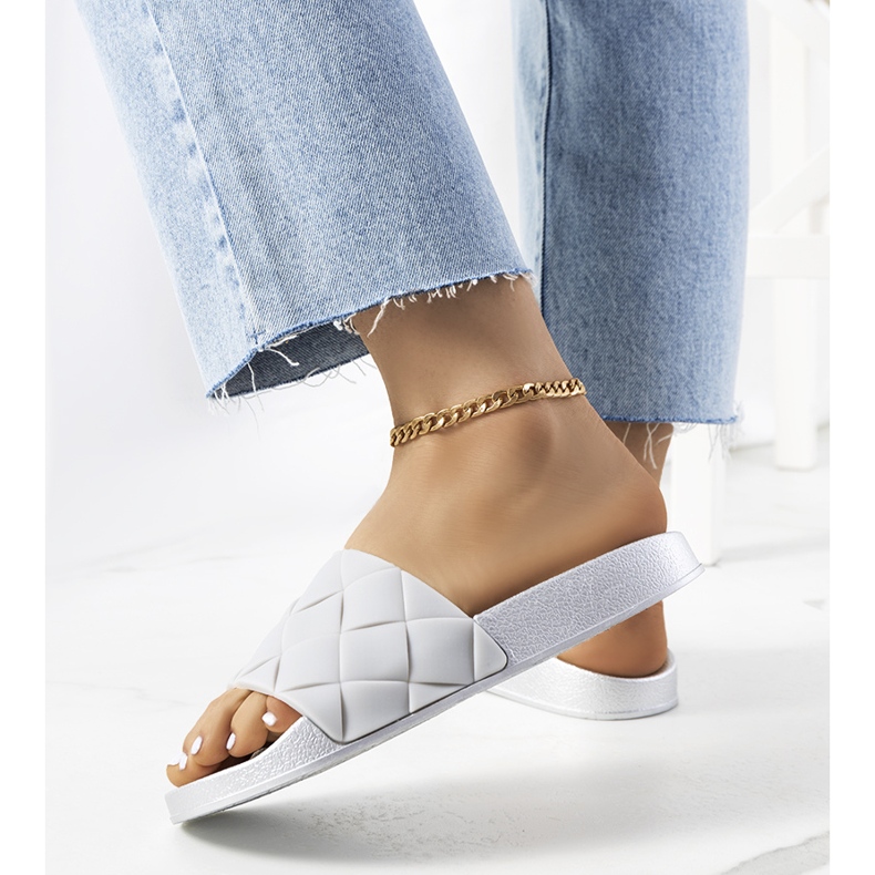 Papuci de cauciuc Lind argintiu 1