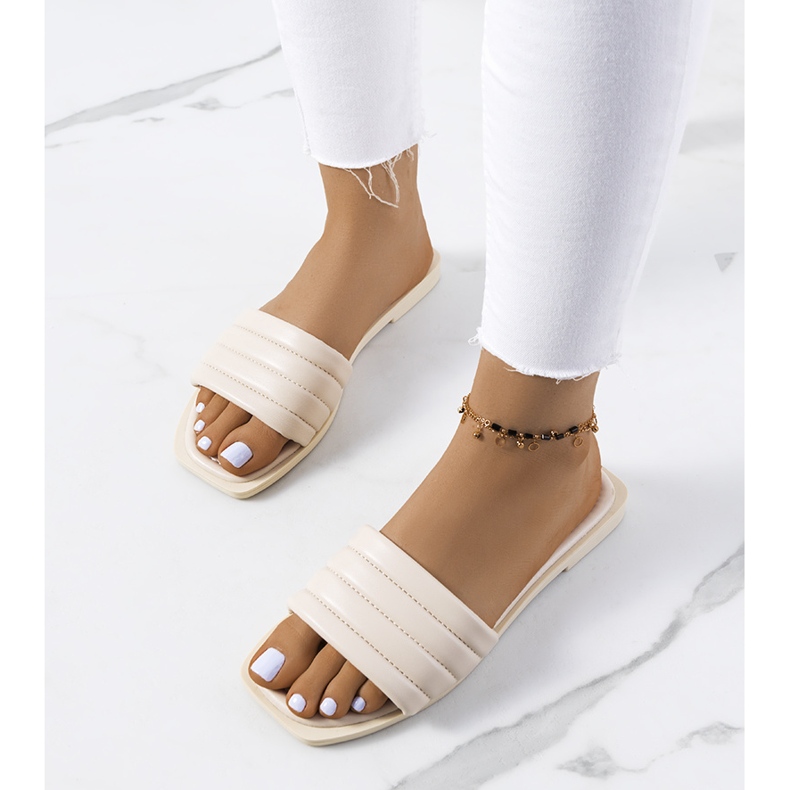 Papuci de dama bej Keulen 1