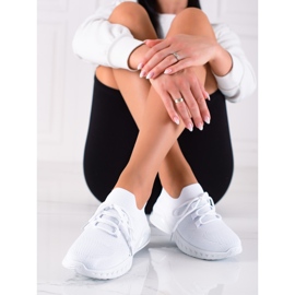 DK Pantofi sport albi 1
