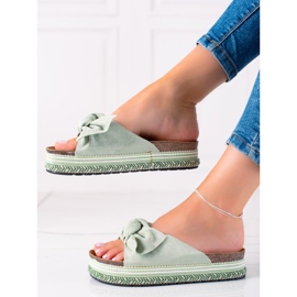 Bestelle Papuci dama 20-365 gr verde 2