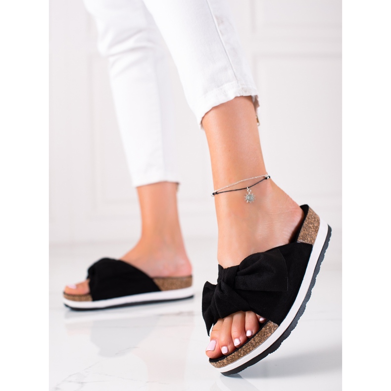 Marquiz Papuci Pe Platforma Cu Arc negru 1