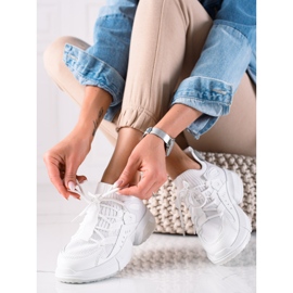 Seastar Adidași de modă albi 1