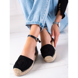 Seastar Espadrile împletite negru 1 Seastar Espadrile împletite negru 1