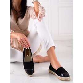 DK Espadrile negre pe platformă negru 1