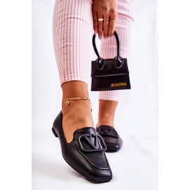 PS1 Pantofi mocasini cu ornament Black Hermosa negru 1