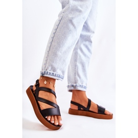 Sandale de damă din cauciuc ZAXY JJ285052 Negru 1