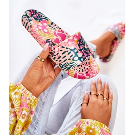 Papuci de cauciuc parfumati ZAXY JJ285097 Roz-Verde 1