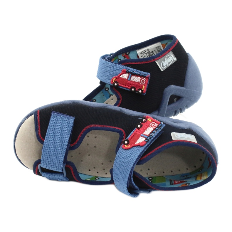 Pantofi pentru copii Befado galbeni 350P014 roșu albastru marin albastru 5