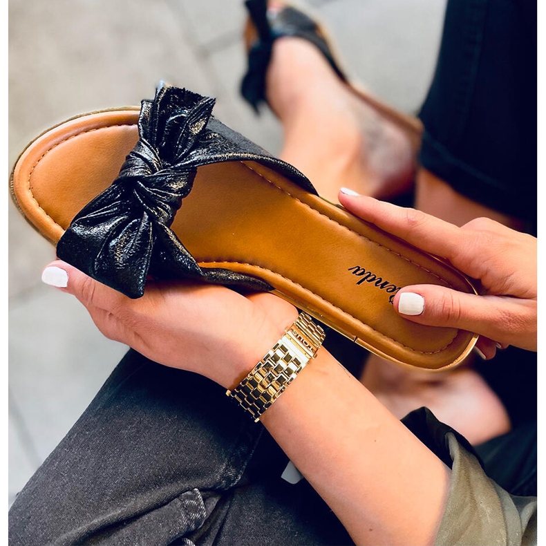 Papuci de damă Lirio Black negru 2 Papuci de damă Lirio Black negru 2