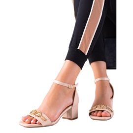 Seastar Sandale Cu Decorat Auriu bej 1