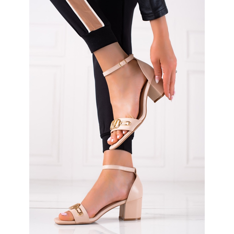 Seastar Sandale Cu Decorat Auriu bej 2