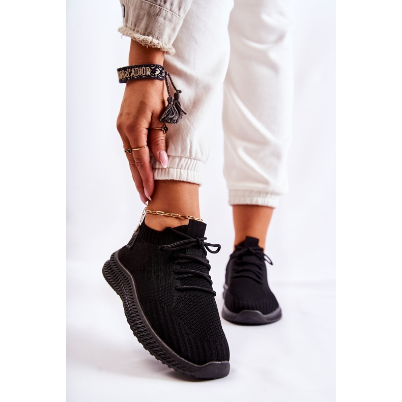 PS1 Pantofi Sport dama Material Tenisi Black Storia negru 1