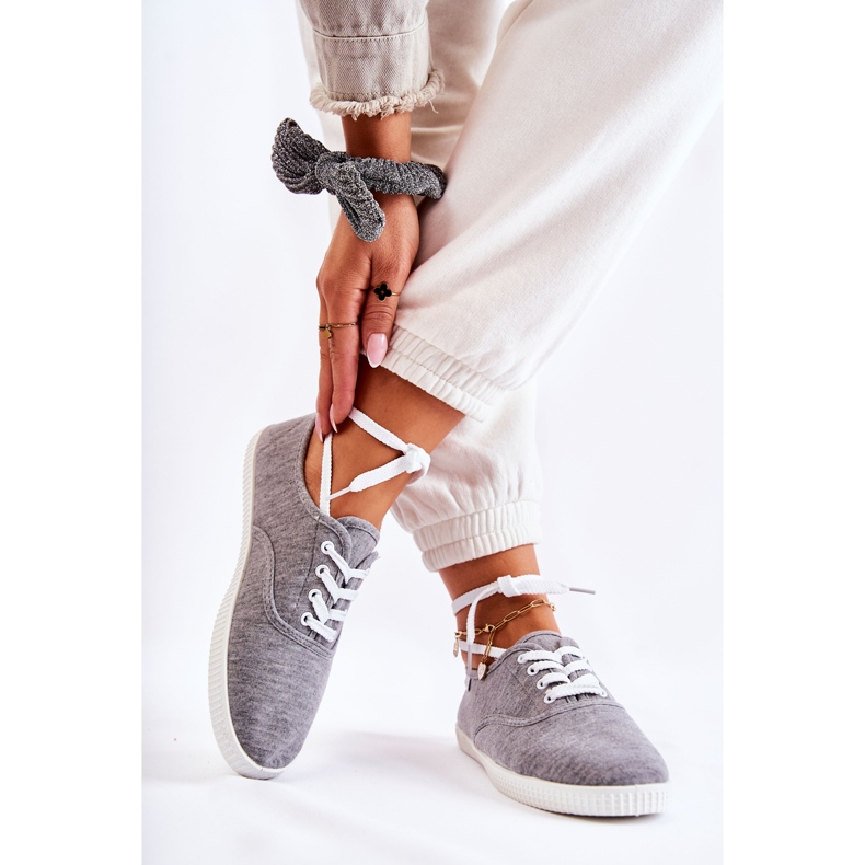 PE1 Pantofi de damă clasici Tieed Gri Dellis 2