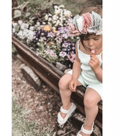 FR1 Sandale pentru copii cu cutie-plăcintă bej cu nervuri 4