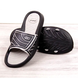 Atletico M ATC207A papuci de piscina negri negru 2