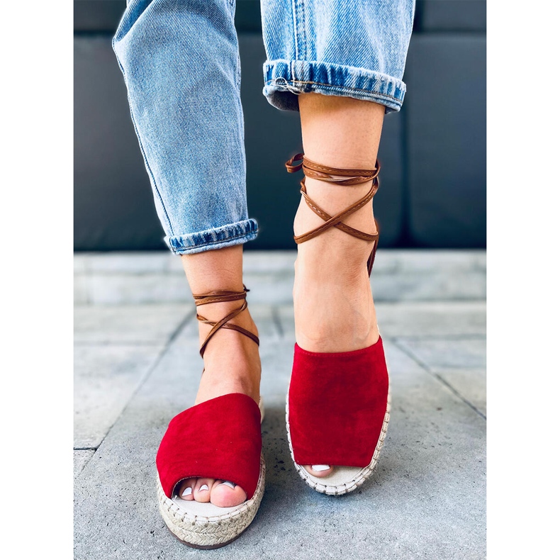 Espadrile dama Andrina Red roșu 1 Espadrile dama Andrina Red roșu 1